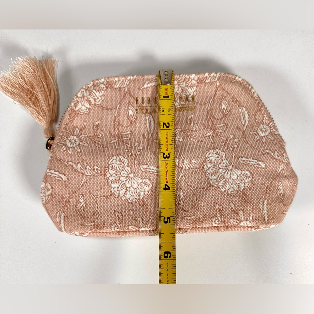 NWOT Bobbi Brown x Ulla Johnson  Floral Pink Cosmetic/ Amenity/ Toiletries Bag - Picture 10 of 10